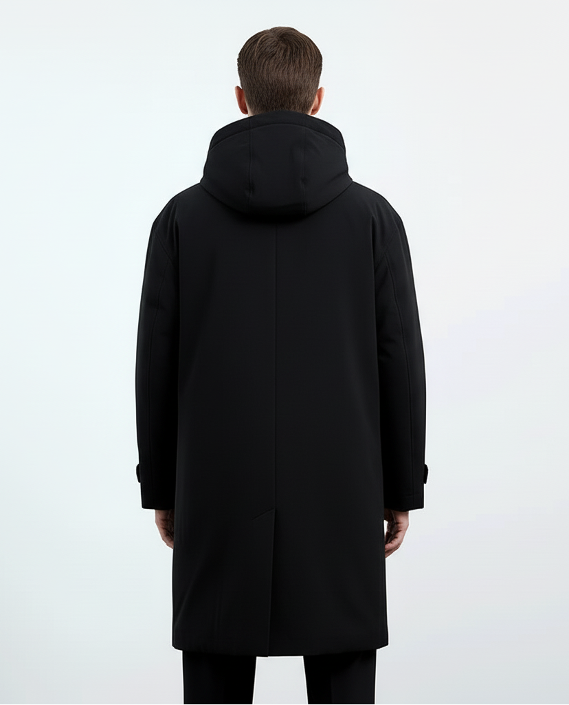 Modecca Heren Trench Puffer Jas – Waterdicht & Warm