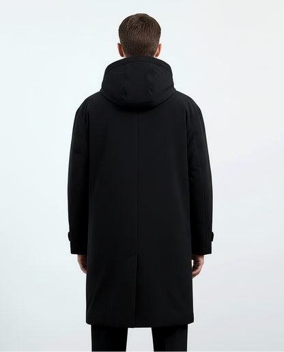 Modecca Heren Trench Puffer Jas – Waterdicht & Warm