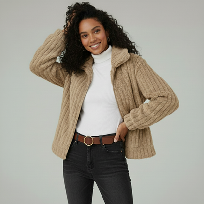 Lunara – Kort Gebreid Vest voor Dames