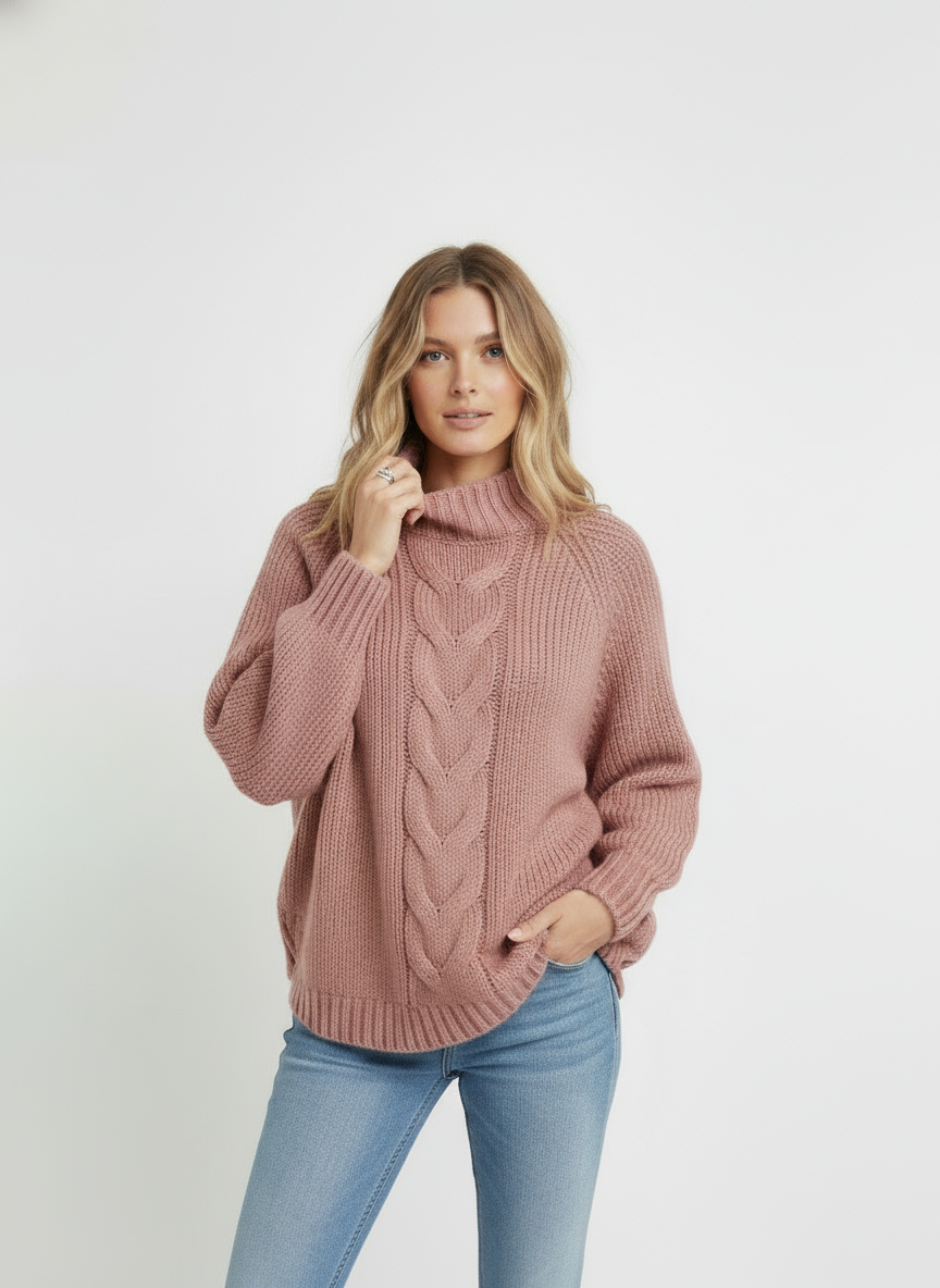 Modecca Dames Oversized Trui – Warm, Elegant & Comfortabel