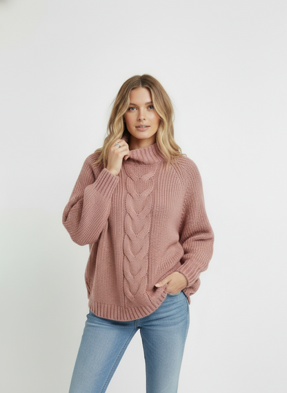 Modecca Dames Oversized Trui – Warm, Elegant & Comfortabel