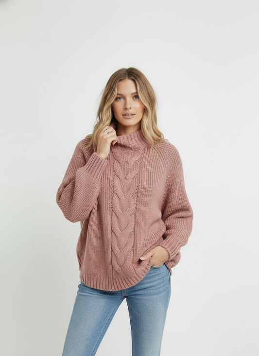Modecca Dames Oversized Trui – Warm, Elegant & Comfortabel
