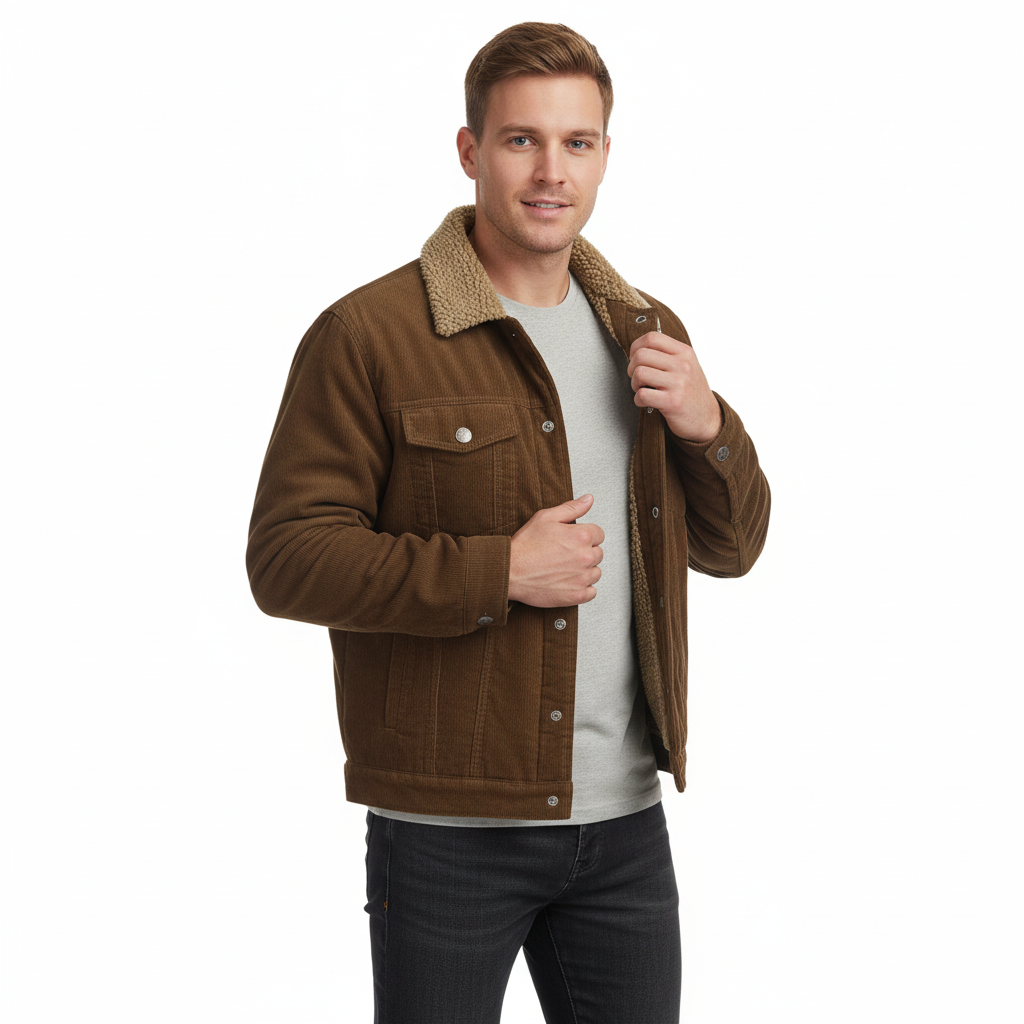 Vigo – Trendy Corduroy Jas voor Heren