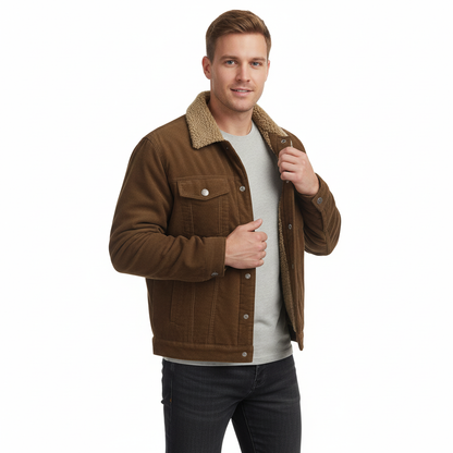 Vigo – Trendy Corduroy Jas voor Heren