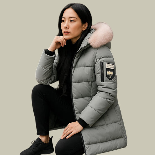 Solène – Casual Winter Puffer Jas voor Dames