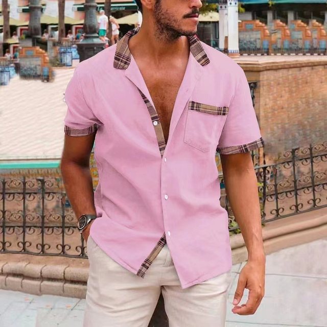 Lars  Herenoverhemd in linnenstijl