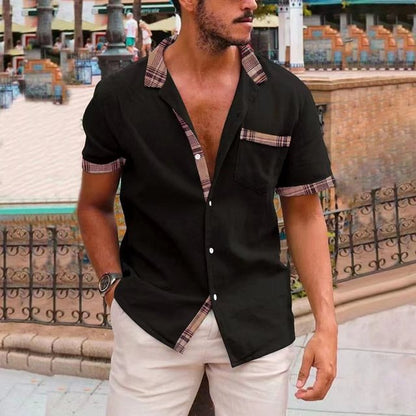 Lars  Herenoverhemd in linnenstijl