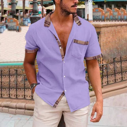 Lars  Herenoverhemd in linnenstijl