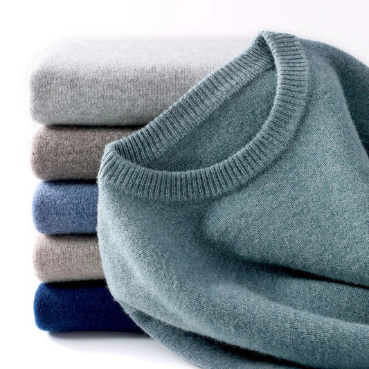 Laurent – Merino Wollen Crewneck Trui voor Heren