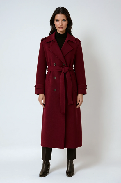 Crimson – Burgundy Winterjas voor Dames