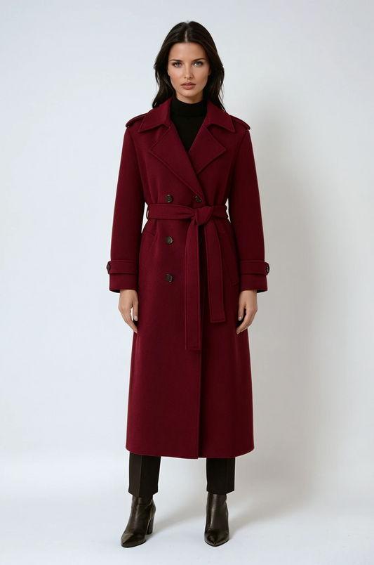 Crimson – Burgundy Winterjas voor Dames