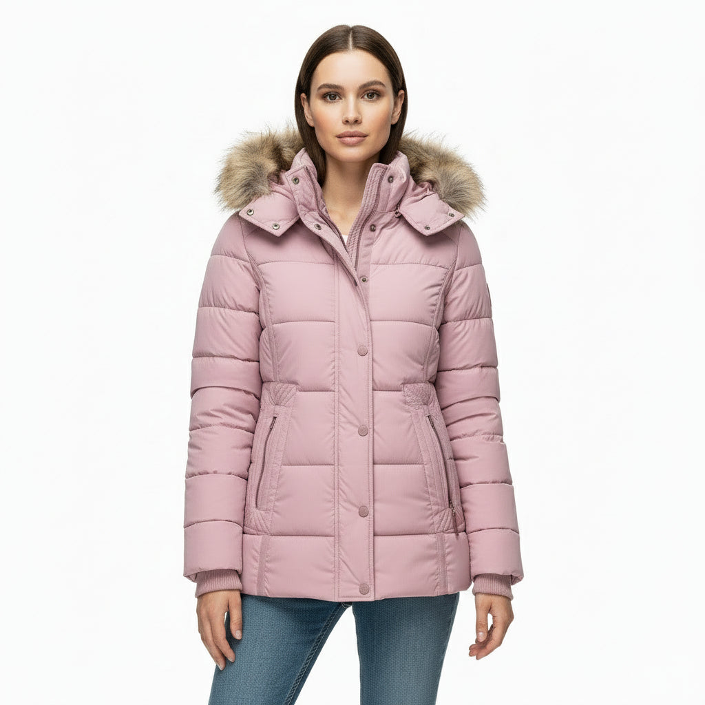 Modecca “Celeste” Dames Puffer Jas – Warmte, Stijl en Zelfvertrouwen