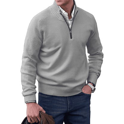 Lucas Kasjmier Luxe Rits-Trui