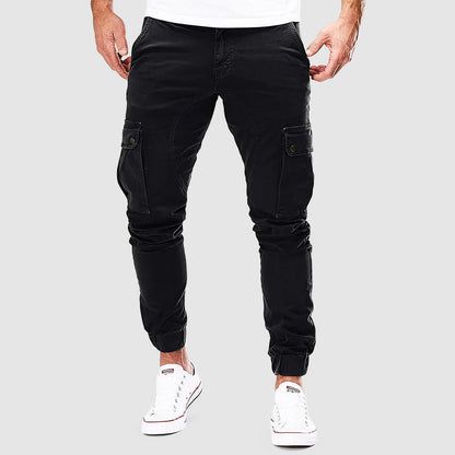 Wilson | Herfstige Slim Fit Cargo Broek