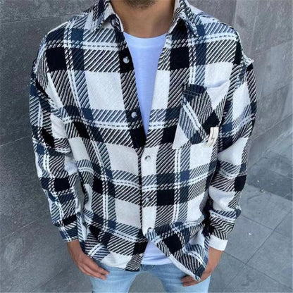 Samuel | Heren Casual Overhemden met Lange Mouwen