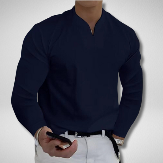 Mitch - Stijlvolle V-Hals Shirt