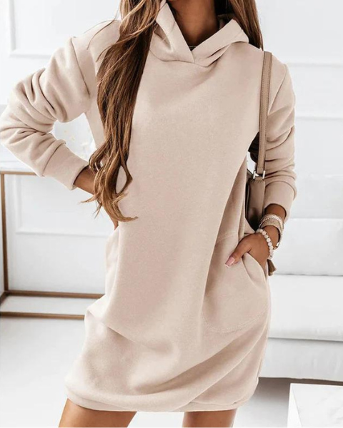 Luna - Comfortabele Hoodie Jurk
