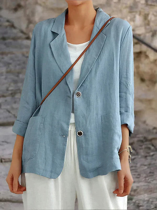 ModaLux - Stijlvolle blazer met knoopsluiting