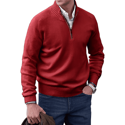 Lucas Kasjmier Luxe Rits-Trui