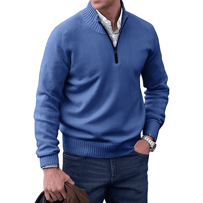 Lucas Kasjmier Luxe Rits-Trui