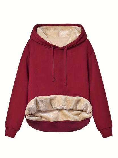 LuxeWarmth Fleece-Infused Hoodie